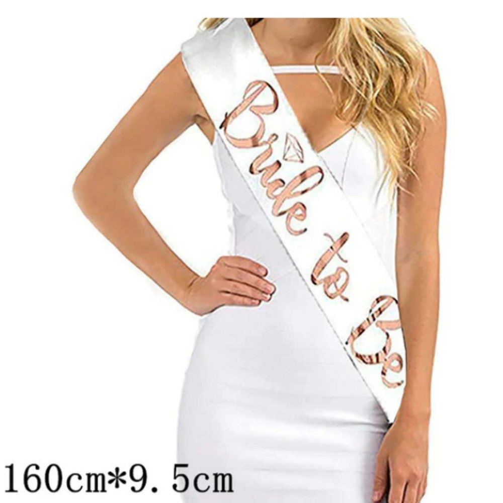 Bride to be - bachelorette party sash - NWOT